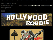 Tablet Screenshot of hollywoodrobbie.com